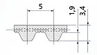 Полиуретановые зубчатые приводные ремни STD 5M-HS, STD 5M-HF, STD 5M-HP, STD 5M-HP-PAZ, STD 5M-HS-PAZ Полиуретановые зубчатые приводные ремни STD 5M-HS, STD 5M-HF, STD 5M-HP, STD 5M-HP-PAZ, STD 5M-HS-PAZ