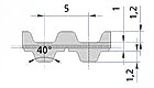 Полиуретановые зубчатые приводные ремни T5-DL, T5-DL-E, T5-DL-PAZ Полиуретановые зубчатые приводные ремни T5-DL, T5-DL-E, T5-DL-PAZ